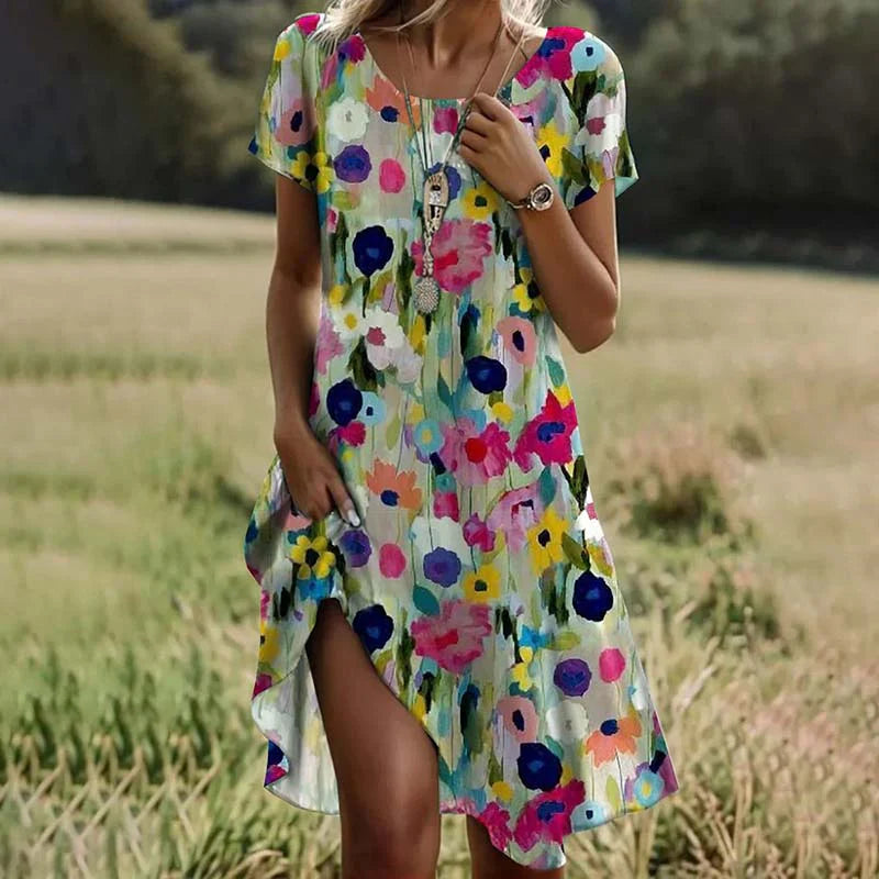 Belle | Floral Print Dress