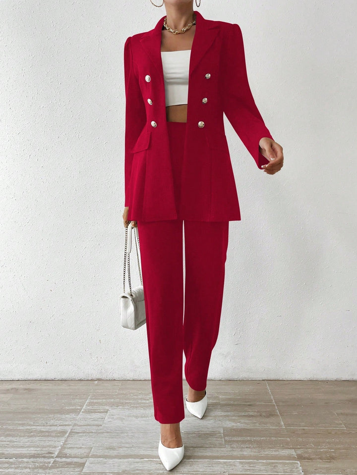 Kam | Sleeve Suit Ensemble
