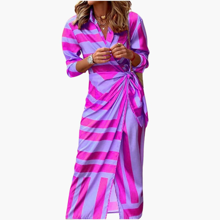 Leah | Printed Wrap Dress