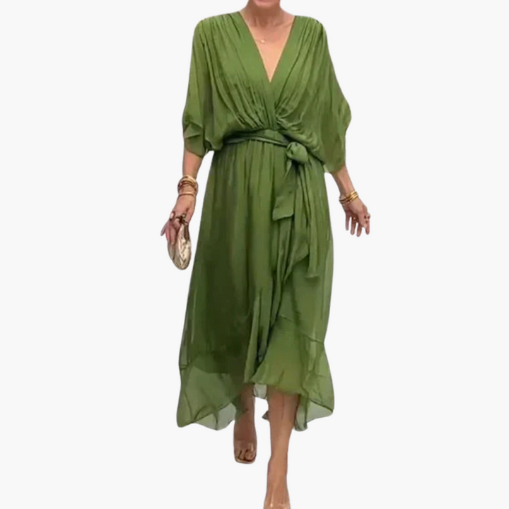 Indie | Women’s V-Neck Chiffon Dress