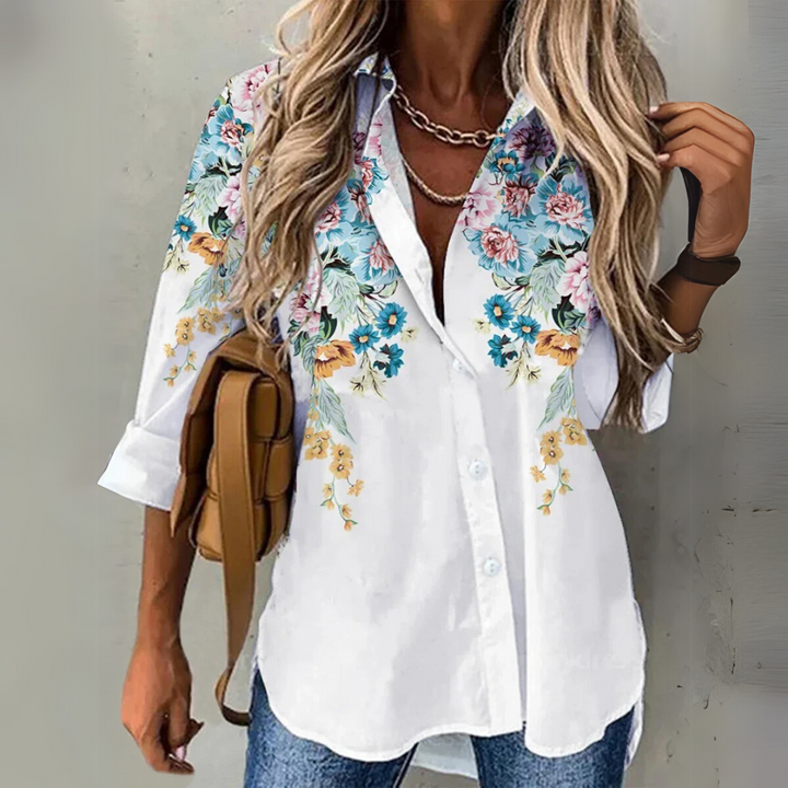Eliza™ - Chic Contrast Blouse
