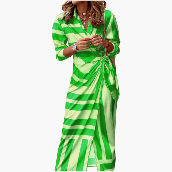 Leah | Printed Wrap Dress