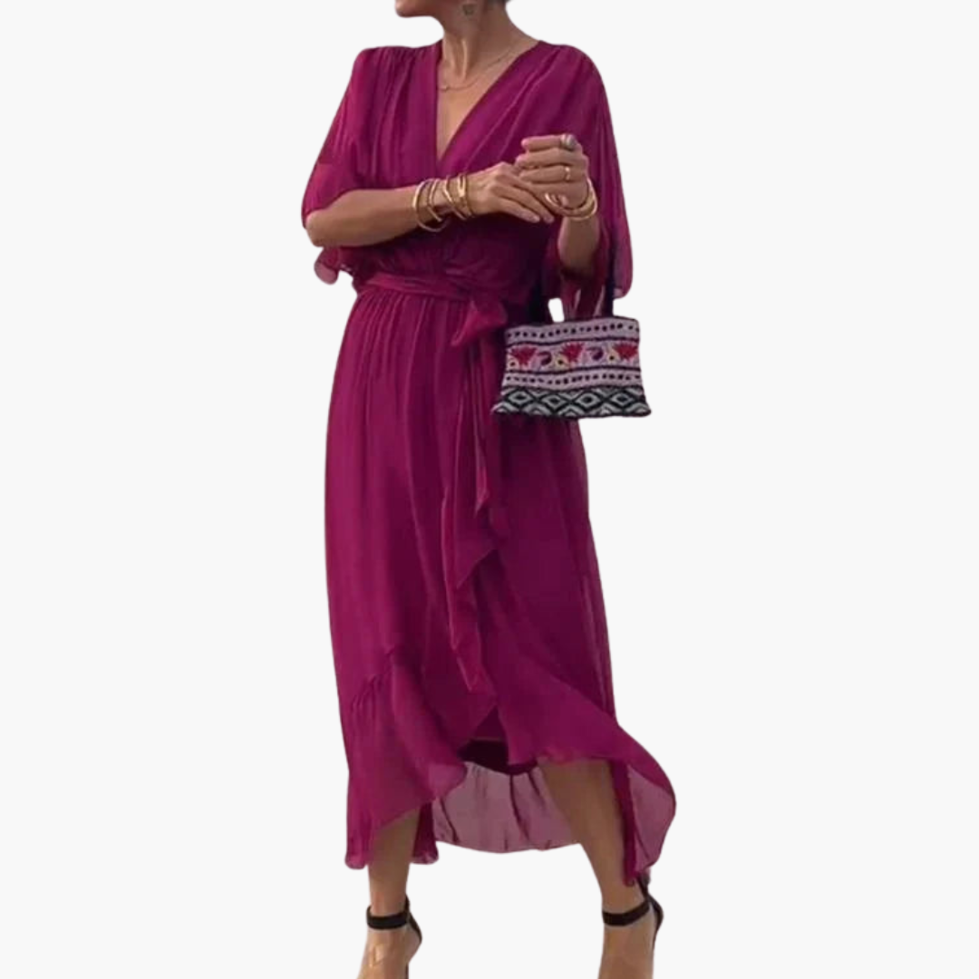 Indie | Women’s V-Neck Chiffon Dress