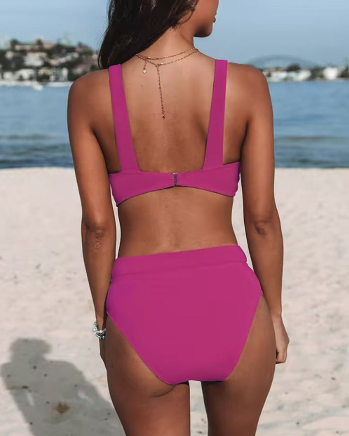 Hilde | High Neck Swimsuit Vita Alta