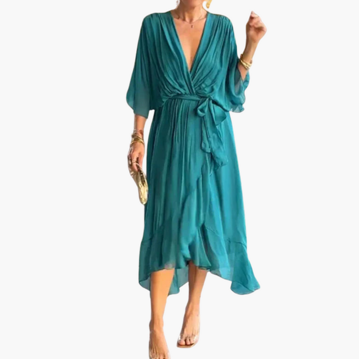Indie | Women’s V-Neck Chiffon Dress
