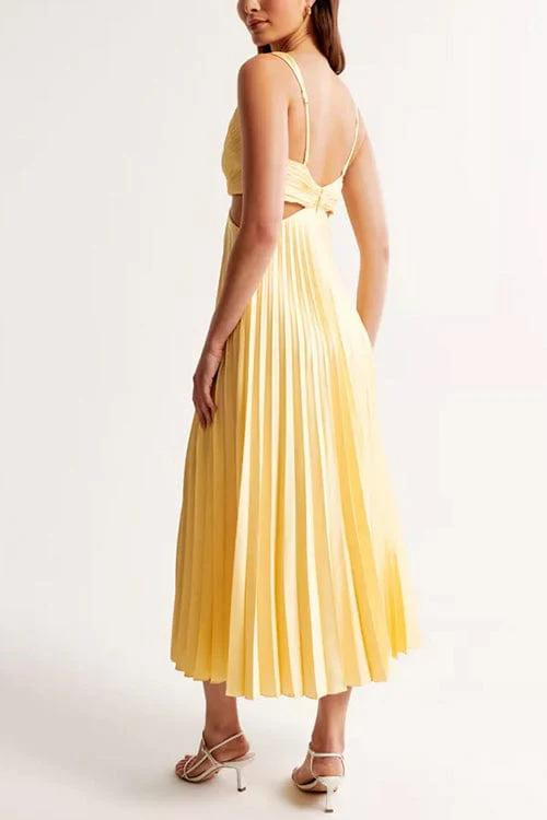 Sophie | Pleated Neckline Dress