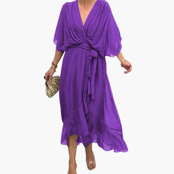 Indie | Women’s V-Neck Chiffon Dress