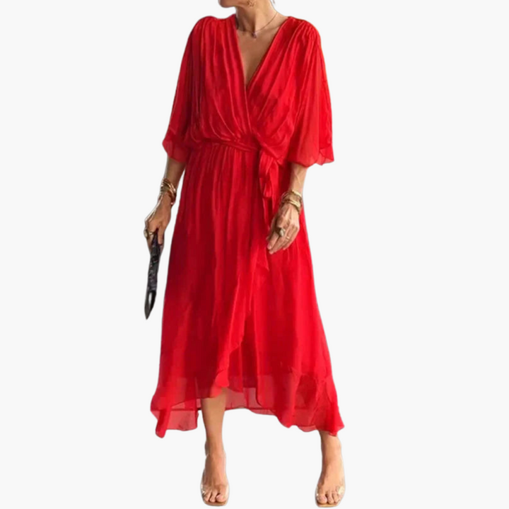 Indie | Women’s V-Neck Chiffon Dress