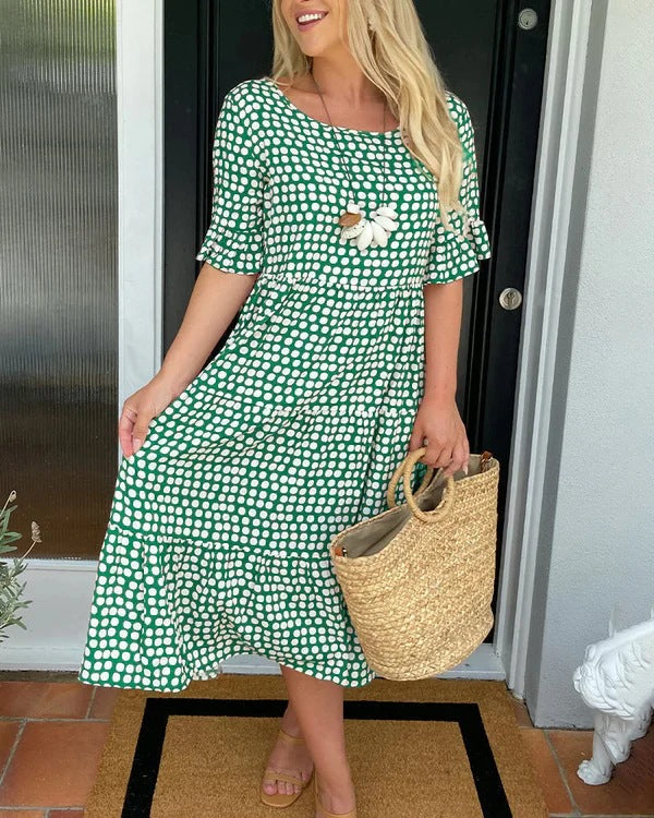 Felicity | Relaxed Tiered Midi Dress
