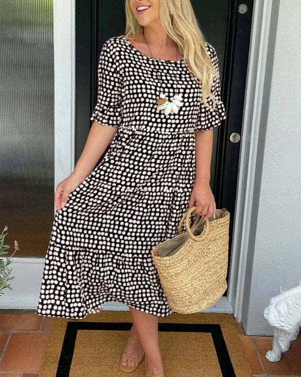 Felicity | Relaxed Tiered Midi Dress