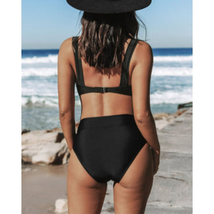 Hilde | High Neck Swimsuit Vita Alta